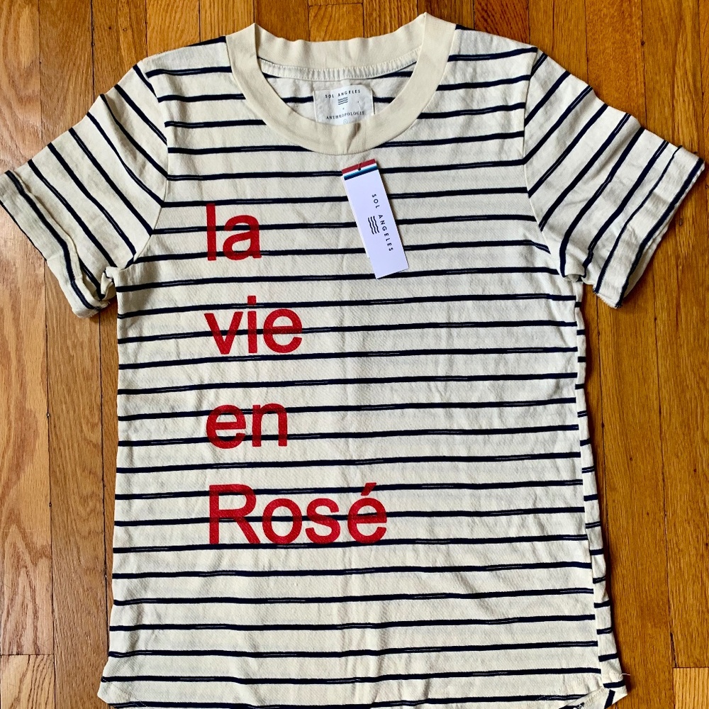 Anthropologie Sol Angeles Graphic Shirt Size S